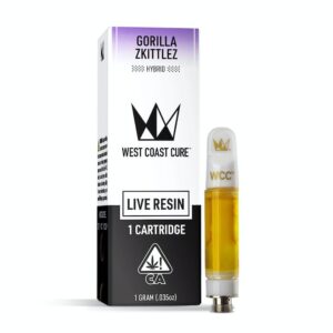 Gorilla Zkittlez Live Resin Cartridge – 1g