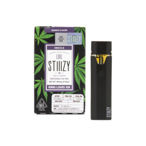 STIIIZY INDICA DISPOSABLE THC PEN HALF GRAM (500 mg) KING LOUIS XIII MANGO FLAVOR