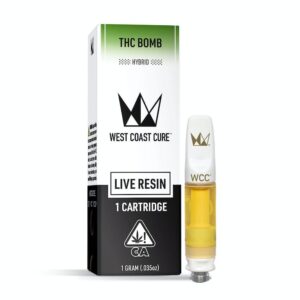 THC Bomb Live Resin Cartridge – 1G